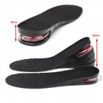 Fuloon Unisex 4 Layer 3.54"/9 cm Heightening Insole Height Increase Insole Air Cushion Shoe Lift Shoe Pad
