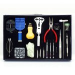 Pellor 20pcs Watchmaker Watch Horologe Repair Case Opener Adjuster Remover Tool Set Kit