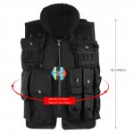PELLOR Outdoor Tactical Nylon Vest Security Guard Children Waistcoat CS Field Kids Combat Training Protective Vest