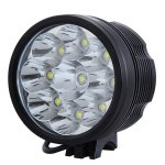 Pellor 9000 Lumens 9 CREE XM-L2 LED Bicycle Light With Battery Pack And Charger