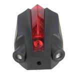 Pellor Bicycle Tail Light 2 laser Parallel Lines And Bicycle Logo Projection Evening Security Warning