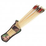 PELLOR Super Sportsman Outdoor Hunting Archery Bow 8 Arrows Holder Belt Quiver Tubes Strap