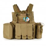 PELLOR Tactical Hunting Heavy Duty Molle Vest Combat Tactical Gear Adjustable Vest