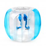 PELLOR Outdoor Sports 1.1m Diameter Thicken Environmental Protection PVC Inflatable Bumper Ball Adult Lawn Collision Ball Bubble Football