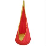 Pellor Hanging Seat Hammock Swing New Complete Set Kids Therapeutic, Red