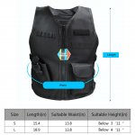 PELLOR Outdoor Tactical Nylon Vest Children Security Guard Waistcoat CS Field Combat Training Protective Vest Kids Costumes Gift