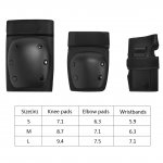 PELLOR Children Adult Outdoor Sports Protective Gear Armguard Wrister Knee Elbow Pads Set of 6PCS for Balance Car Toy Car Skating