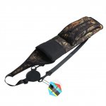 PELLOR Outdoor Hunting Archery Arrows Bow Case Adjustable Shoulder Strap Quiver Large Capacity Camouflage Arrow Tube Package Carrier Holder