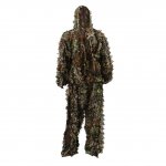 Zicac Outdoor Camo Ghillie Suit 3D Leafy Camouflage Clothing Jungle Woodland Hunting