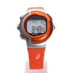 Pellor Calorie Heart Rate Pulse Sport Watch Wristwatch, Orange