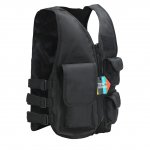 PELLOR Outdoor Children Nylon Tactical Vest Security Guard Waistcoat CS Field Kids Combat Training Protective Vest