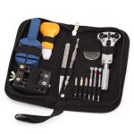 Pellor 13 pcs Watch Repair Tool Kit Zip Case Battery Opener Link Remover Screwdrivers