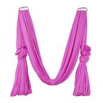 Pellor Deluxe Flying Yoga Hammock For Aerial Yoga Hammock, Pink