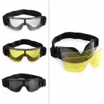 Pellor Outdoor CS Windproof Goggles Eye Protector Tactical Glasses For Cycling Riding Motorcycle