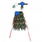 PELLOR Newborn 0-6 Months Baby Girls Boys Cute Peacock Crochet Knit Costume Headband Photography Prop