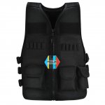 PELLOR Children Nylon Tactical Vest Outdoor Army Fan Waistcoat CS Field Kids Combat Training Protective Vest Boys Costumes Gift