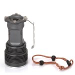 Pellor New 6000Lm 5x CREE XM-L T6 LED Flashlight Torch Light Security 5 Modes Black
