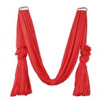 Pellor Deluxe Flying Yoga Hammock For Aerial Yoga Hammock, Red