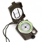 Pellor Professional Pocket Military Geology Compass With Neck Strap and Pouch