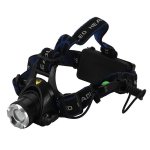 Pellor NEW 1200LM CREE XM-L XML T6 LED adjustable zoom Headlamp Rechargeable Headlight with 2x18650 Battery and Charger