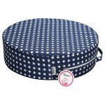 Zicac Kids' Dining Chair Booster Seat - Baby Toddler Infant Portable High Chair Pads Heightening Dismountable Round Cushion (Blue Star)