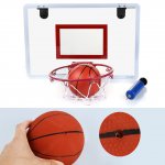 PELLOR Indoor Mini Basketball Hoop Bracket for Office Game
