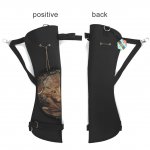 PELLOR Outdoor Hunting Archery Arrows Case Adjustable Shoulder Strap Canvas Quiver Arrow Carrier Back Carry Waist Carry Holder