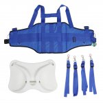 PELLOR Boat Fishing Rod Holder Adjustable Fishing Vest Fishing Fighting Belt Set