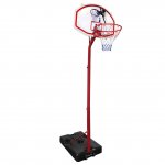 PELLOR Removable Basketball Stand Backboard Basketball Hoop with 6.9-8.5ft Adjustable Height for Teenagers Youngsters