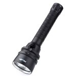Pellor Professional 150m Diving Flashlight Magnetic Control flashlight 5xCREE L2 LED Torch with Battery