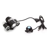 Pellor Brightest Bike Light & Head Torch 1800 Lumen Rechargeable Waterproof XML-T6x1 XPE-R2x2 4400mah