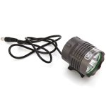 Pellor LED Bicycle Headlight 4x CREE XML T6 4 Modes 4000 Lumens with Battery and Charger