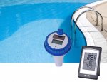 PELLOR Wireless Indoor Disply Digital Swimming Pool Thermometer SPA Floating Thermometer with Solar