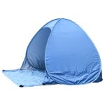 Pellor Fast Pop Up Beach Shelter Sun Protective Folding Family Portable Waterproof Outdoor Camping Tent