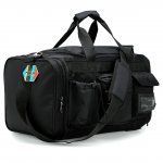 PELLOR Outdoor Sports Waterproof Nylon Gym Bag Duffel Bag Shoulder Handbag with Shoes Compartment