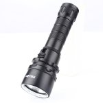 Pellor Outdoor 100m Completely Waterproof Electrodeless Dimming Rechargeable Diving Flashlight Dive Light 1600Lm CREE XM-L L2 LED Torch With 18650 Battery
