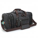 PELLOR Large Canvas Travel Duffle Bag Holdall Messenger Shoulder Bag for Men and Women