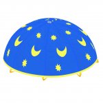 PELLOR 6FT Star and Crescent Play Parachute Outdoor Game Group Activities Toy for Kids
