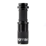 Pellor 300LM 3 Mode Mini XPE Q5 Zoomable Green Light LED Flashlight Adjustable Focus Portable LED Light 395 nm UV Flashlight Torch