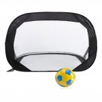 PELLOR Children Kids Foldable Portable Football Training Target Net Soccer Goal Net Door Gate for Park Beach Outdoor Sports