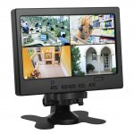 Koolertron 7 inch CCTV Monitor LCD Monitor with HDMI/VGA/AV Port Support 1080P for DSLR/PC/CCTV Camera/DVD/Car Backup Camera/Home Office Surveillance Secure System