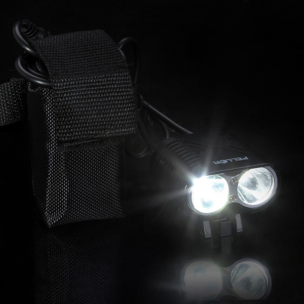 Pellor 4000 Lumens 2 CREE XM-L2 LED Bicycle Light With Spotlight And ...